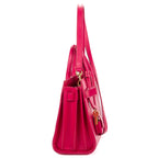 Shoulder Bag Nano Sac de Jour Pink Calfskin Leather