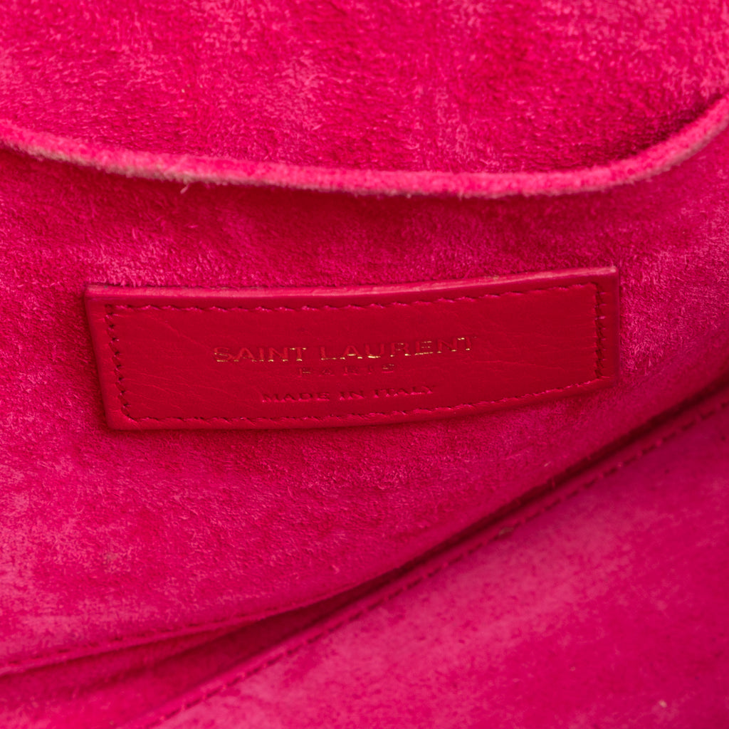Shoulder Bag Nano Sac de Jour Pink Calfskin Leather
