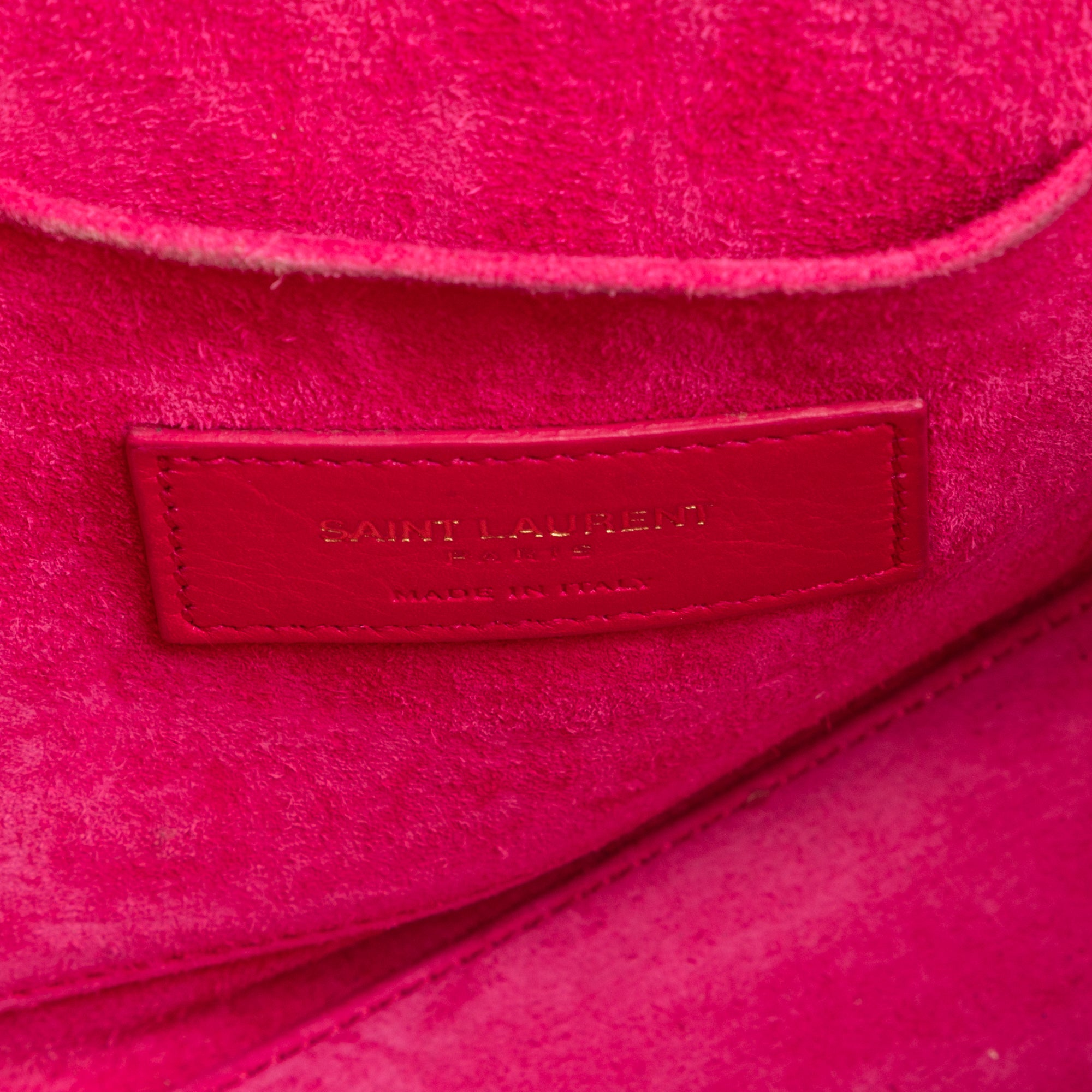 Shoulder Bag Nano Sac de Jour Pink Calfskin Leather