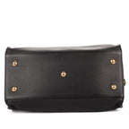 Shoulder Bag Small Cabas ChYc Small Black Calfskin Leather