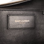 Shoulder Bag Small Cabas ChYc Small Black Calfskin Leather