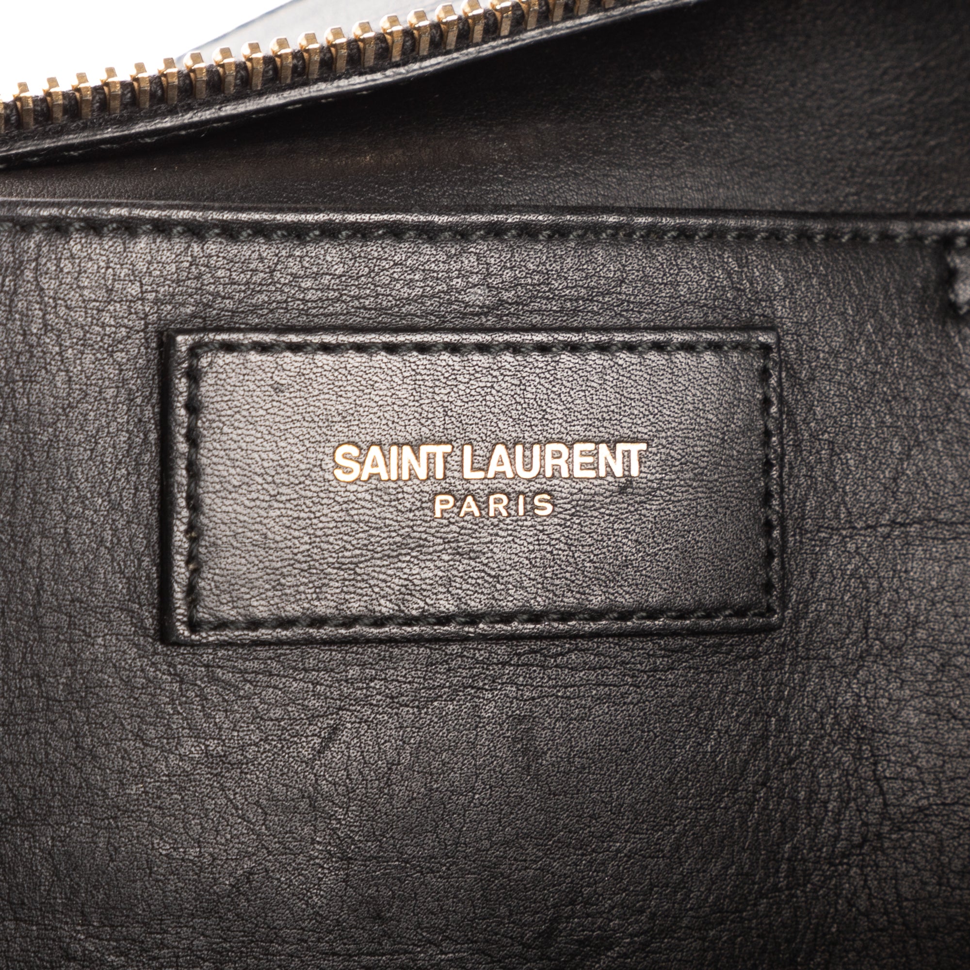 Shoulder Bag Small Cabas ChYc Small Black Calfskin Leather