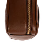 Shoulder Bag Blondie Top Handle Brown Calfskin Leather