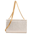 Shoulder Bag Small Kate Small Metallic Champagne Gold Embossed Calfskin Leather