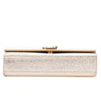 Shoulder Bag Small Kate Small Metallic Champagne Gold Embossed Calfskin Leather