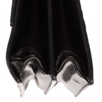 Shoulder Bag Kan U Black FF Embossed Leather