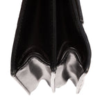 Shoulder Bag Kan U Black FF Embossed Leather