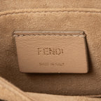Shoulder Bag Kan U Black FF Embossed Leather