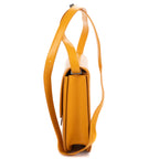 Shoulder Bag Medium Classic Box Medium Dark Yellow Smooth Calfskin Leather