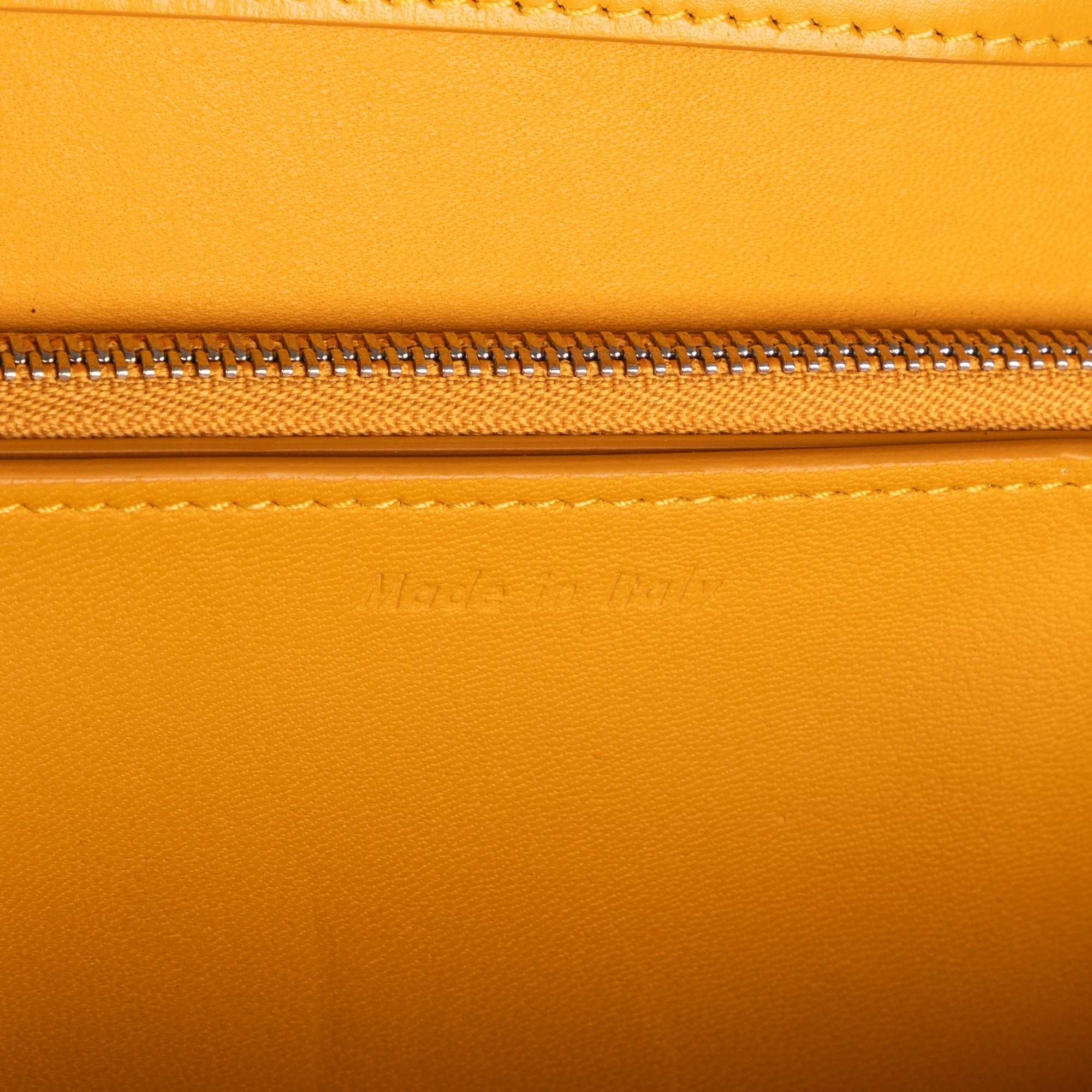 Shoulder Bag Medium Classic Box Medium Dark Yellow Smooth Calfskin Leather