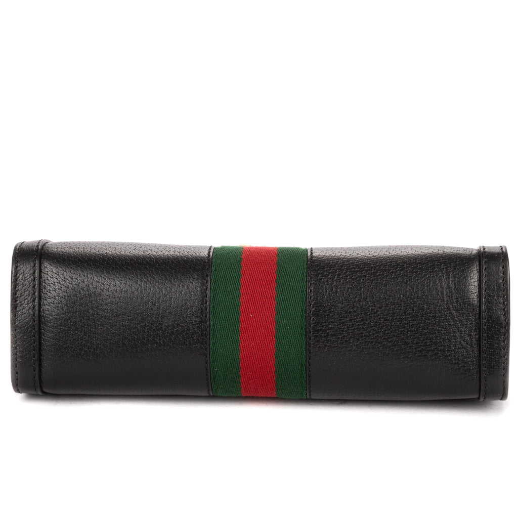 Shoulder Bag Small GG Ophidia Small Black Calfskin Leather