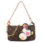 Shoulder Bag x Takashi Murakami Panda Pochette Accessories Brown Monogram Canvas