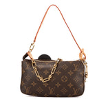 Shoulder Bag x Takashi Murakami Panda Pochette Accessories Brown Monogram Canvas