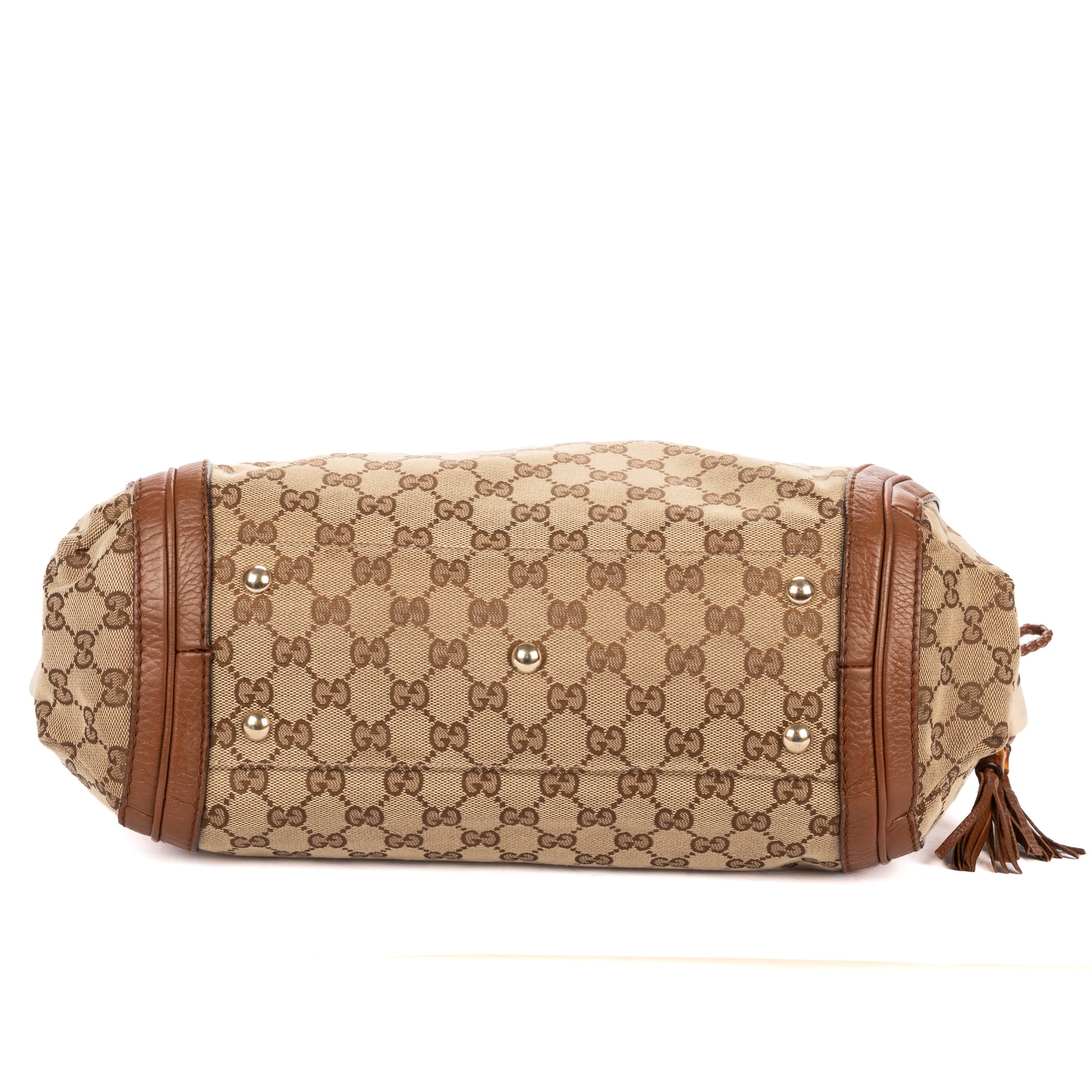 Shoulder Bag Bella Hobo Bag Brown Monogrammed Canvas