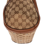 Shoulder Bag Bella Hobo Bag Brown Monogrammed Canvas