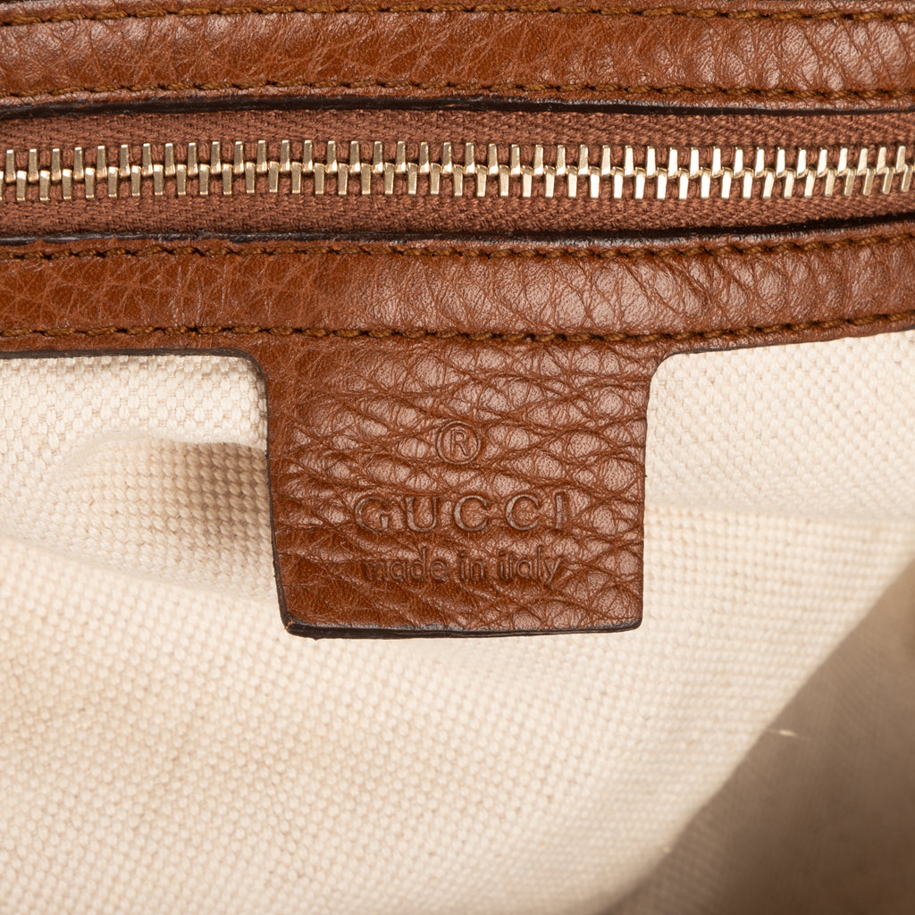 Shoulder Bag Bella Hobo Bag Brown Monogrammed Canvas