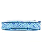 Pouch Ltd.Ed. Takashi Murakami Cosmic Blossom Pochette Blue Blossom Shiny Leather
