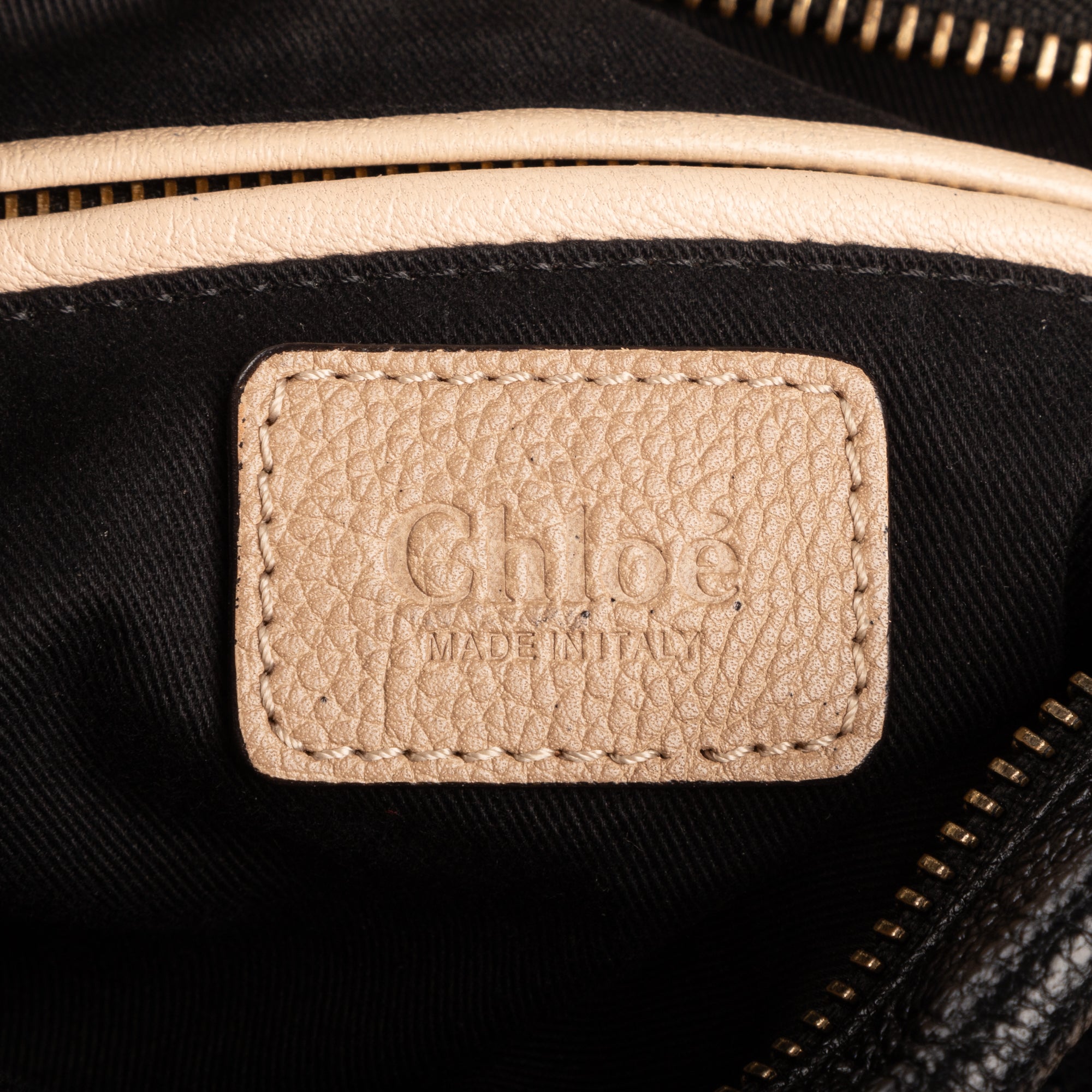 Shoulder Bag Medium Paraty Medium Black Grained Calfskin Leather