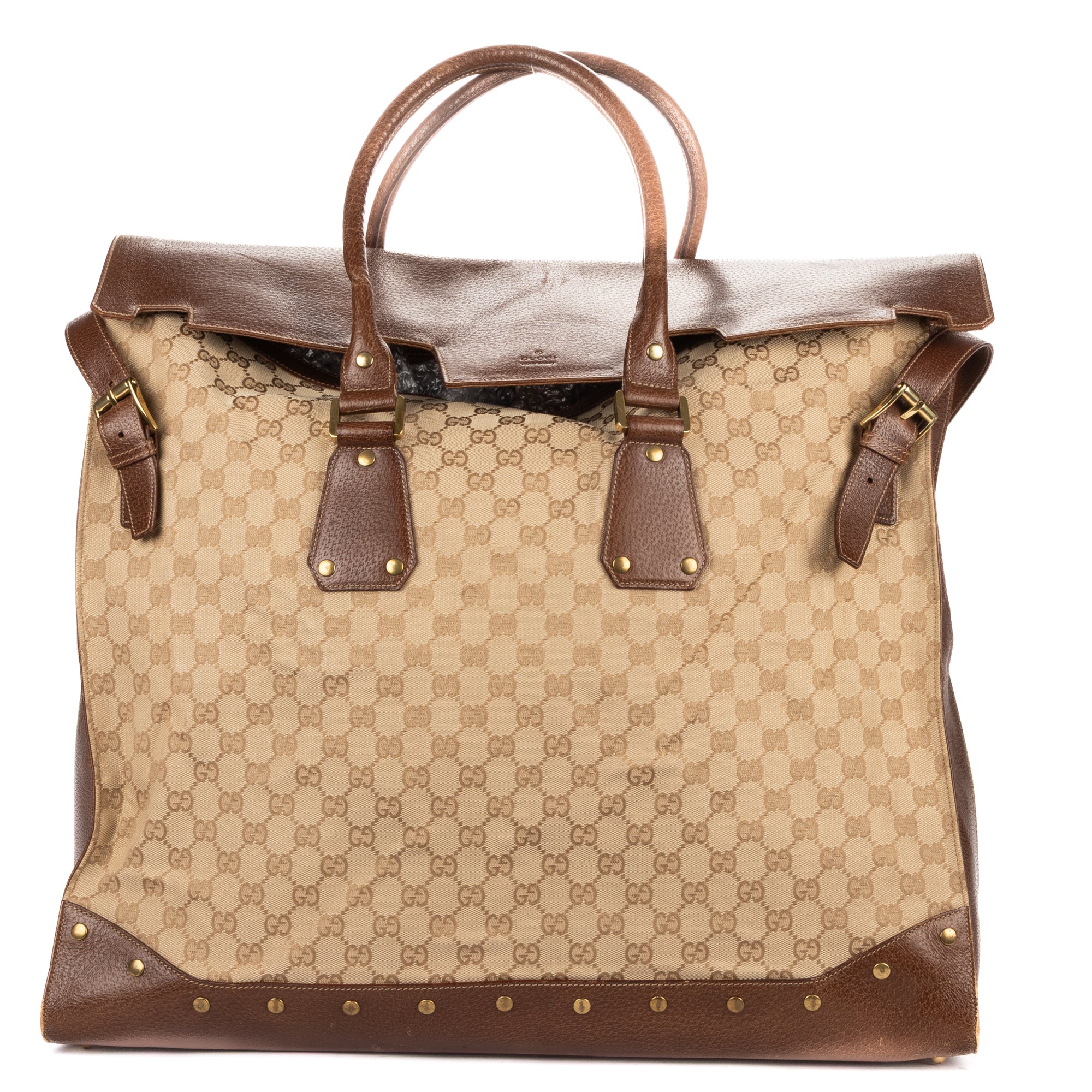 Shoulder Bag Trophy Tote Bag Beige Monogrammed Canvas