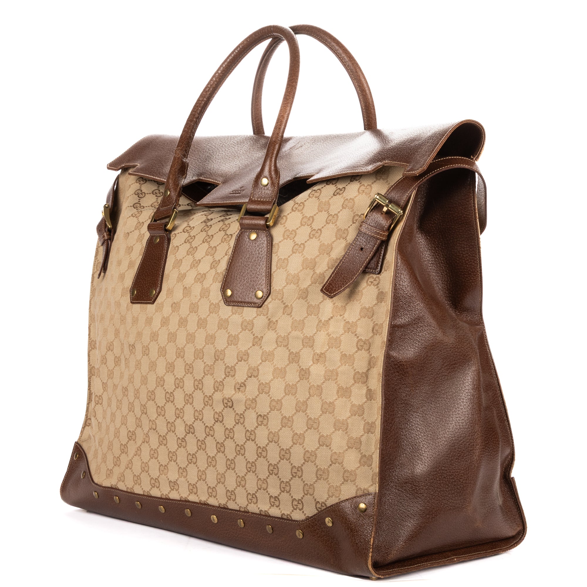 Shoulder Bag Trophy Tote Bag Beige Monogrammed Canvas