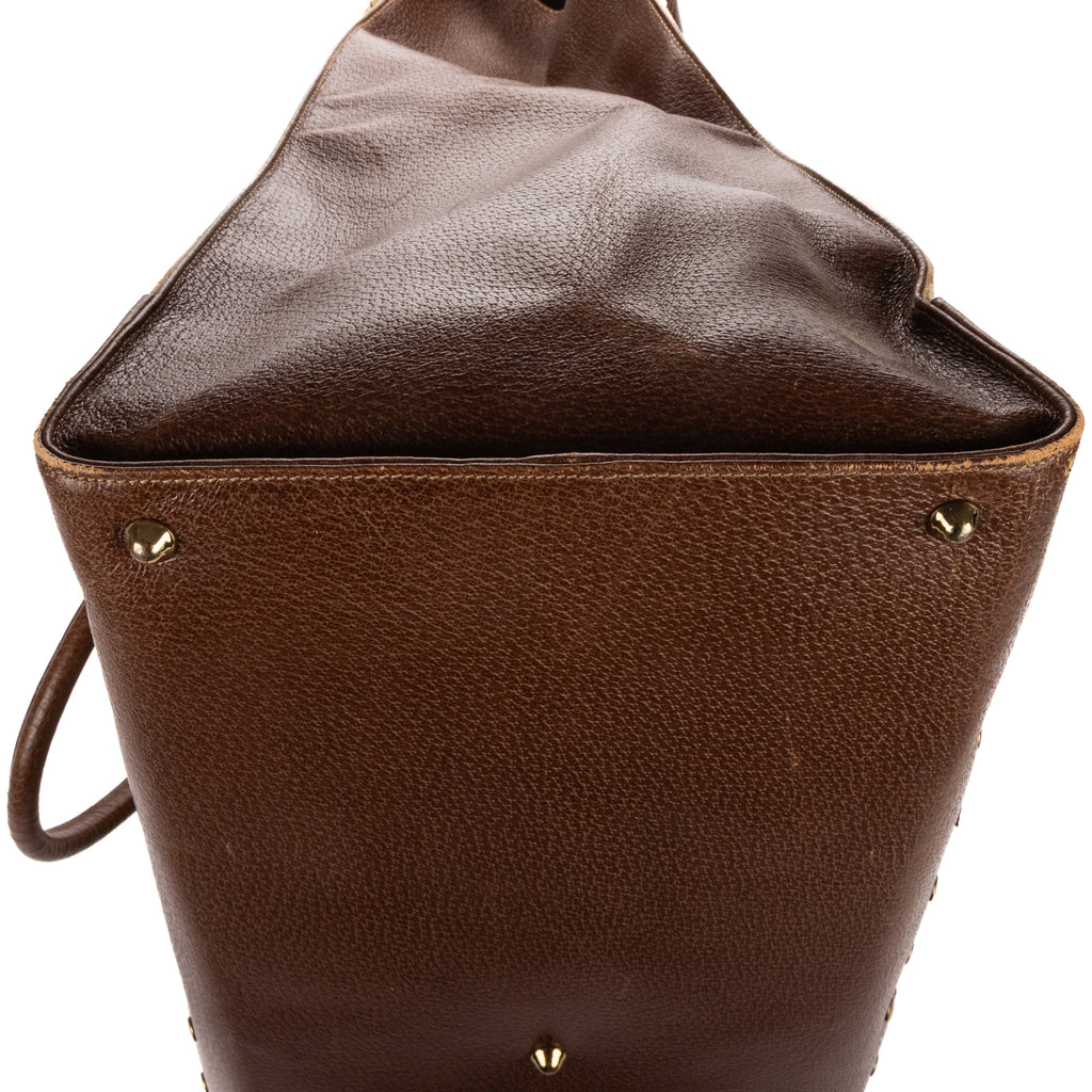 Shoulder Bag Trophy Tote Bag Beige Monogrammed Canvas