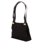 Shoulder Bag Tote Bag Black Canvas