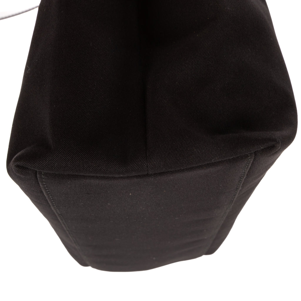 Shoulder Bag Tote Bag Black Canvas