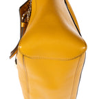 Shoulder Bag Faye Day Small Yellow Grained Calfskin Leather