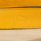 Shoulder Bag Faye Day Small Yellow Grained Calfskin Leather