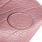 Shoulder Bag Selleria Hobo Metallic Purple Grained Calfskin Leather