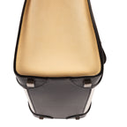 Shoulder Bag Tricolor Micro Luggage White Grained Calfskin Leather