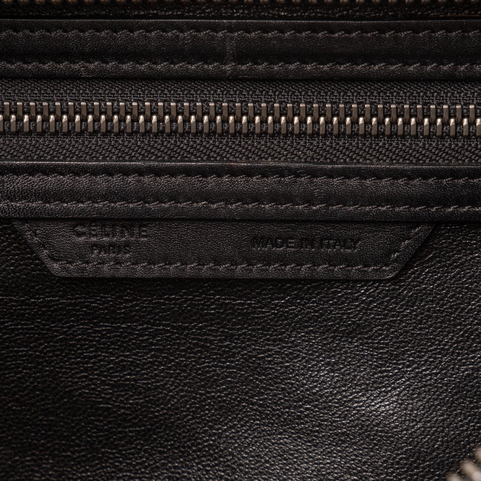 Shoulder Bag Tricolor Micro Luggage White Grained Calfskin Leather