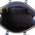 Shoulder Bag Large Double Zip Galleria Tote Large Navy Saffiano Lux Leather