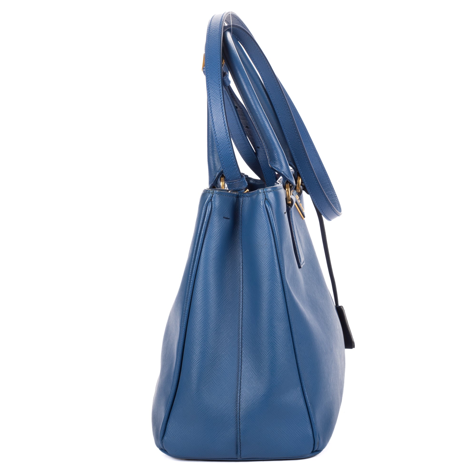 Shoulder Bag Medium Galleria Tote Medium Blue Saffiano Lux Leather