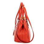 Shoulder Bag Small Galleria Tote Small Orange Saffiano Lux Leather