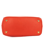 Shoulder Bag Small Galleria Tote Small Orange Saffiano Lux Leather