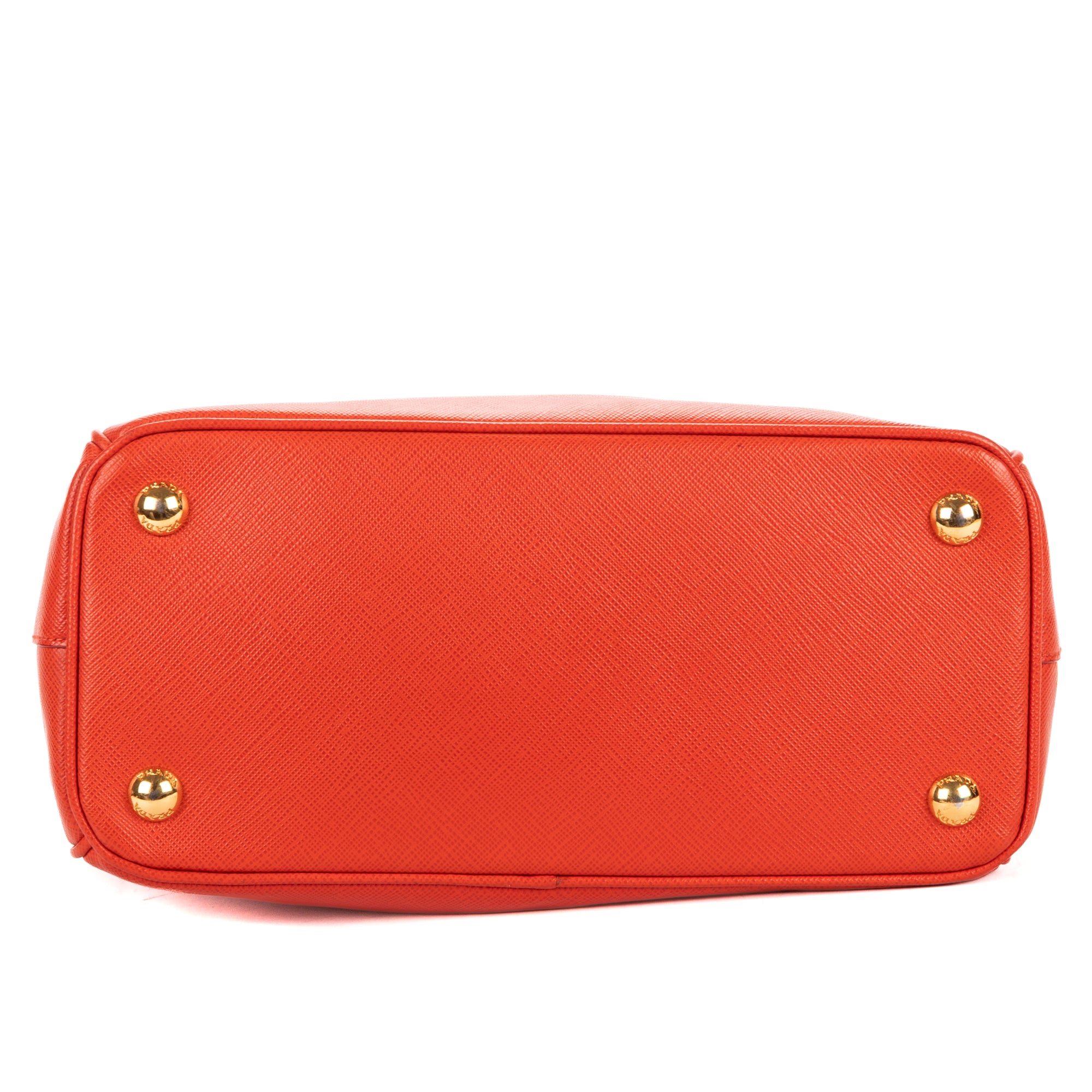 Shoulder Bag Small Galleria Tote Small Orange Saffiano Lux Leather