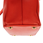 Shoulder Bag Small Galleria Tote Small Orange Saffiano Lux Leather