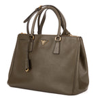 Shoulder Bag Medium Galleria Tote Medium Dark Green Saffiano Lux Leather