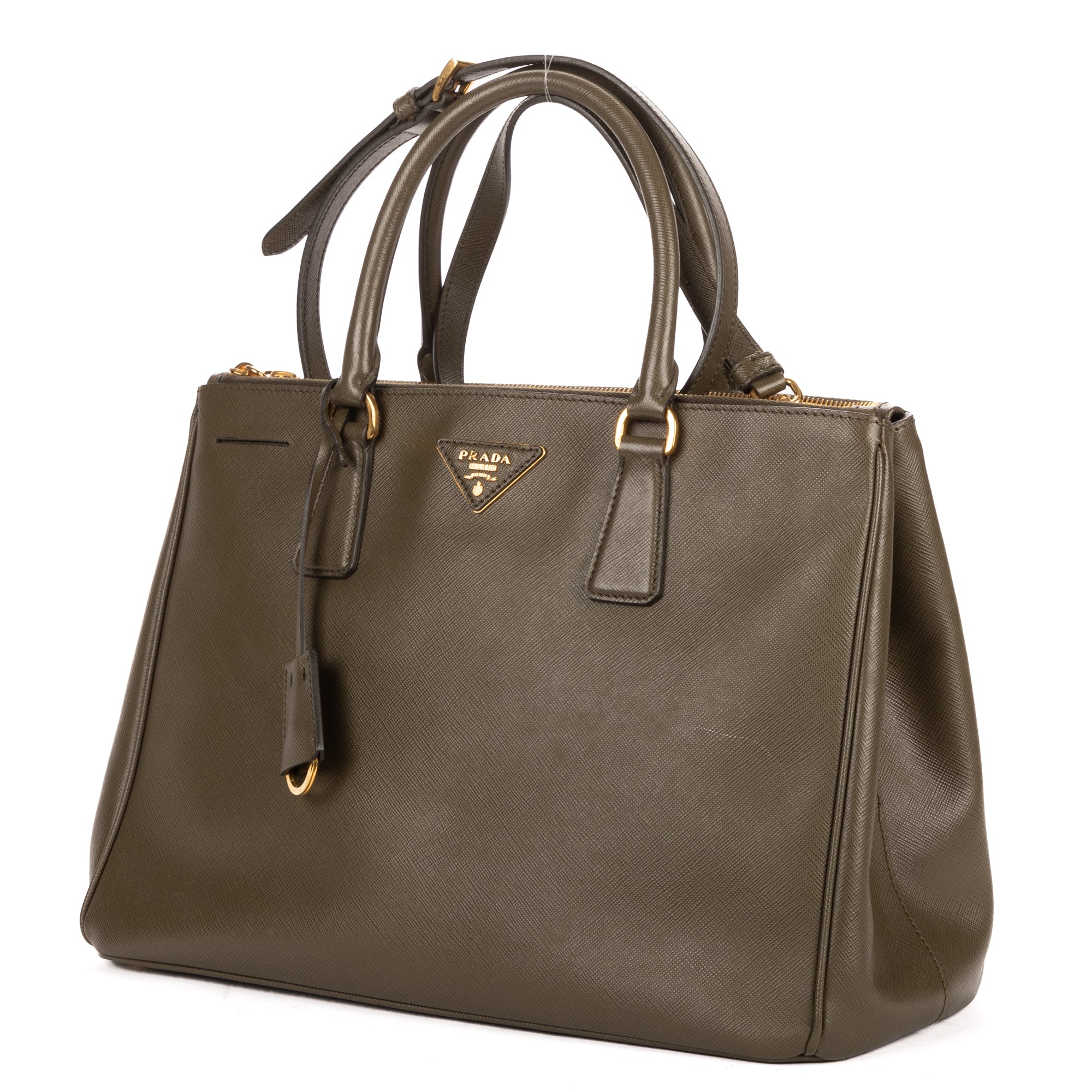 Shoulder Bag Medium Galleria Tote Medium Dark Green Saffiano Lux Leather