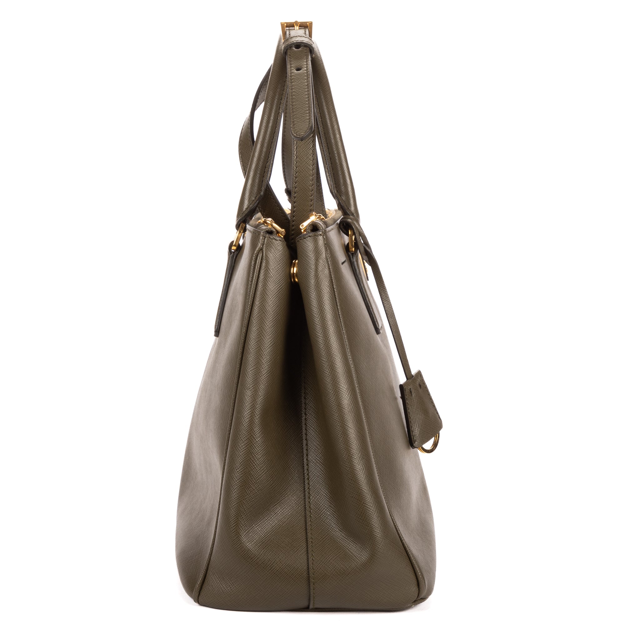 Shoulder Bag Medium Galleria Tote Medium Dark Green Saffiano Lux Leather