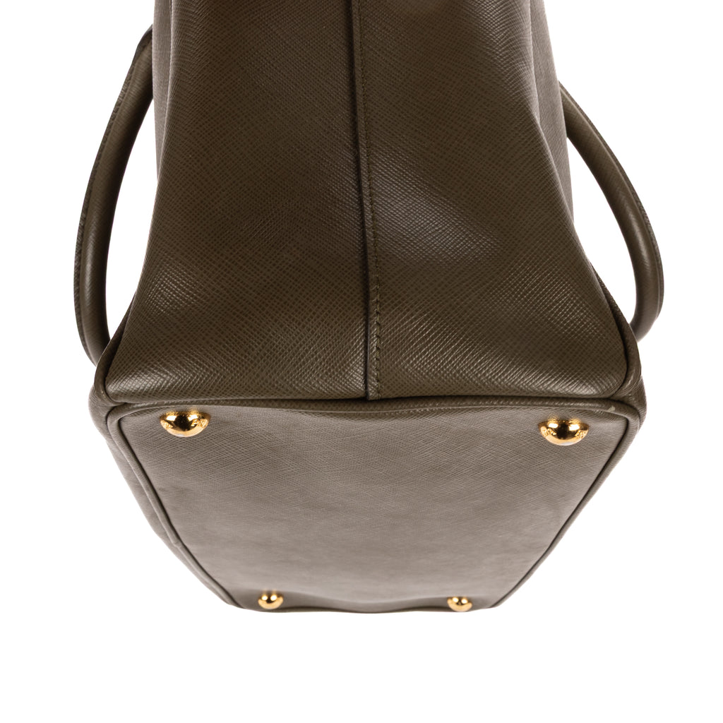 Shoulder Bag Medium Galleria Tote Medium Dark Green Saffiano Lux Leather