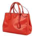 Shoulder Bag Medium Galleria Tote Medium Orange Saffiano Lux Leather