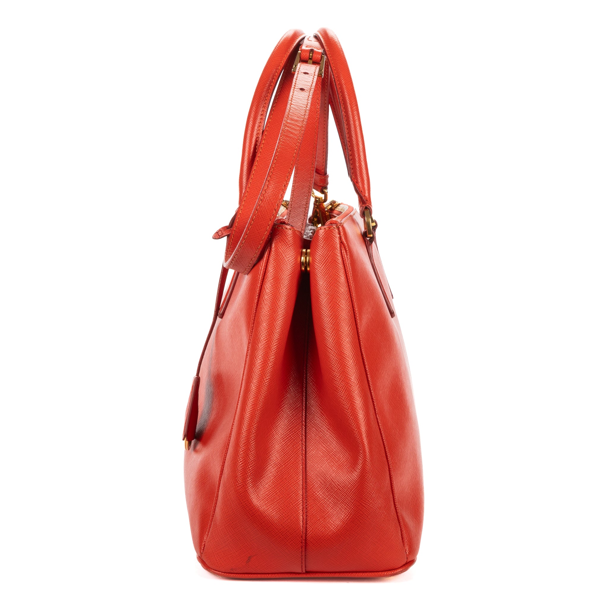 Shoulder Bag Medium Galleria Tote Medium Orange Saffiano Lux Leather