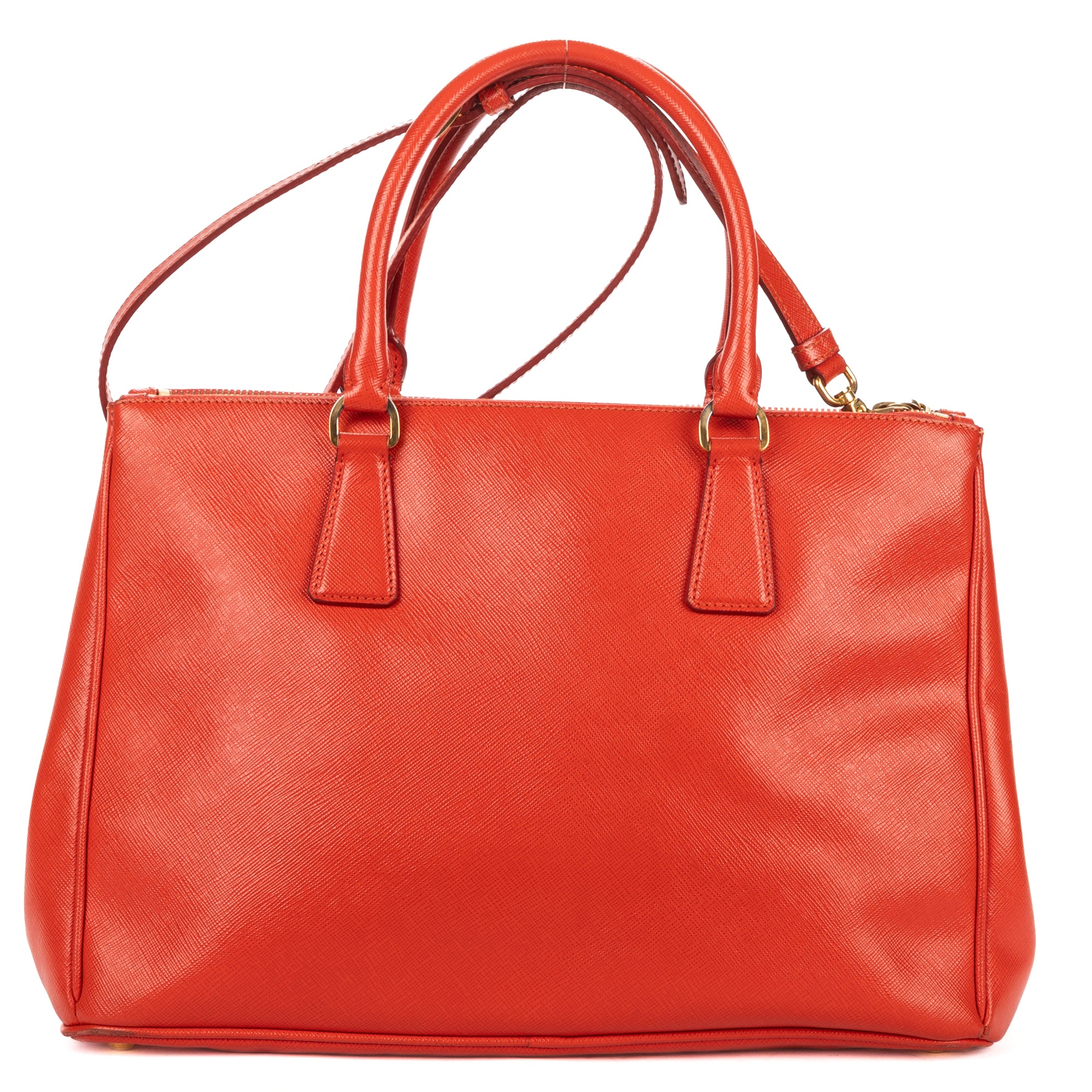 Shoulder Bag Medium Galleria Tote Medium Orange Saffiano Lux Leather