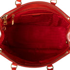 Shoulder Bag Medium Galleria Tote Medium Orange Saffiano Lux Leather