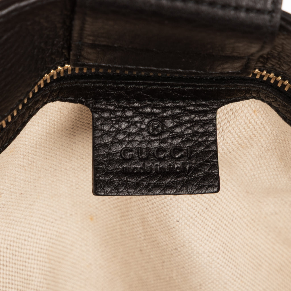 Shoulder Bag Bamboo Shopper Tote Brown Leopard Print Calf Hair
