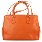 Shoulder Bag Medium Galleria Tote Medium Orange Saffiano Lux Leather