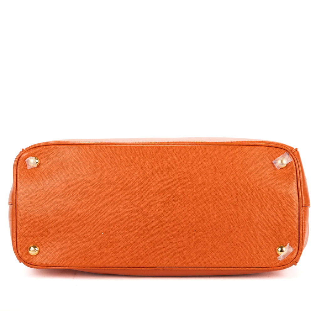 Shoulder Bag Medium Galleria Tote Medium Orange Saffiano Lux Leather