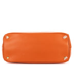Shoulder Bag Medium Galleria Tote Medium Orange Saffiano Lux Leather